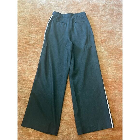 TORY BURCH wide leg high rise pants M - Picture 7 of 9